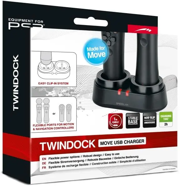 Nabíjecí stanice pro PS3®-Move controller SpeedLink SL-4312-BK