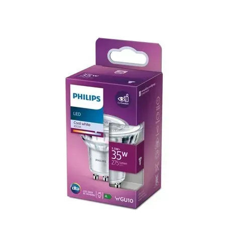 LED žárovka GU10 3,5W 35W 2700k 255lm 36° PHILIPS