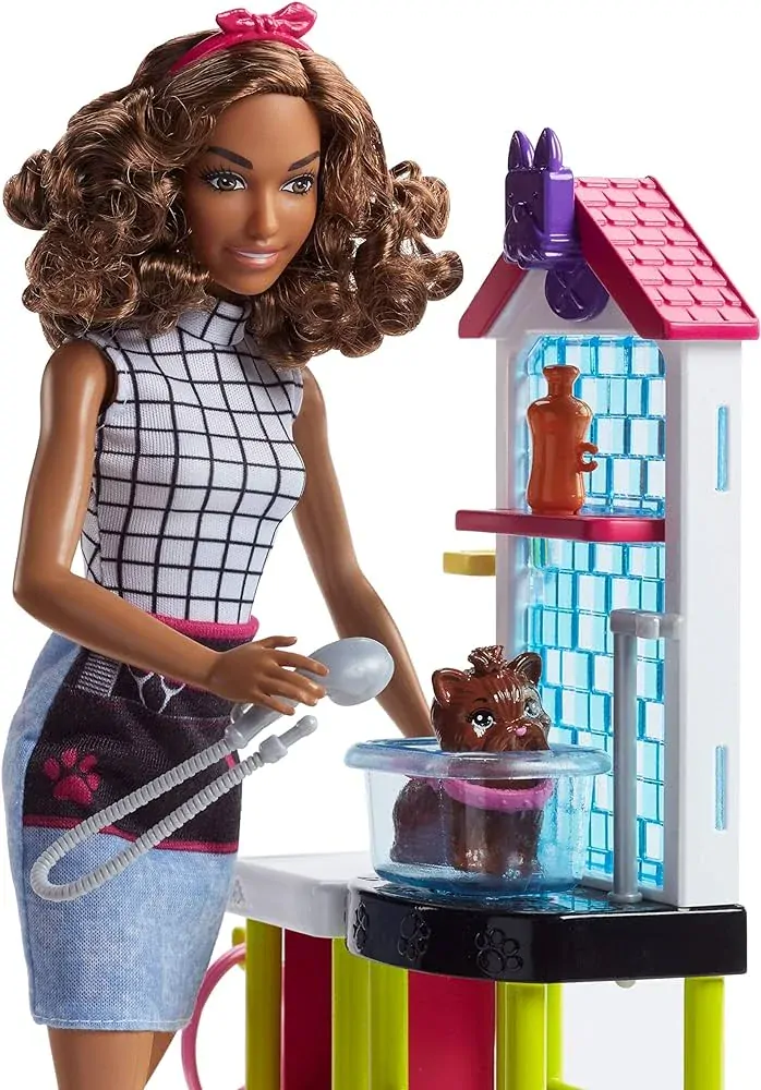 Barbie Povolání herní set Psí salón, Mattel FJB31