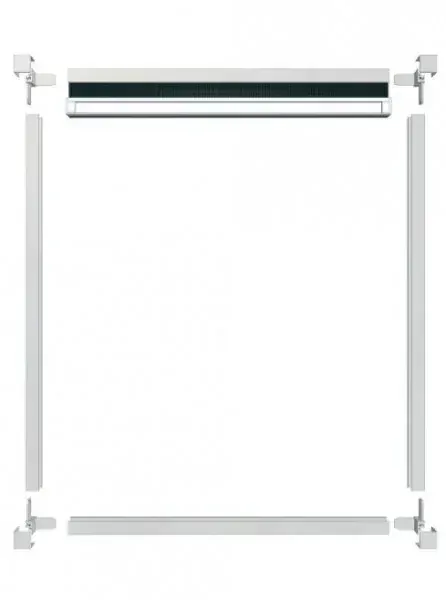 Ochrana proti hmyzu na střešní okno - MP 110 x 160 cm - bílá