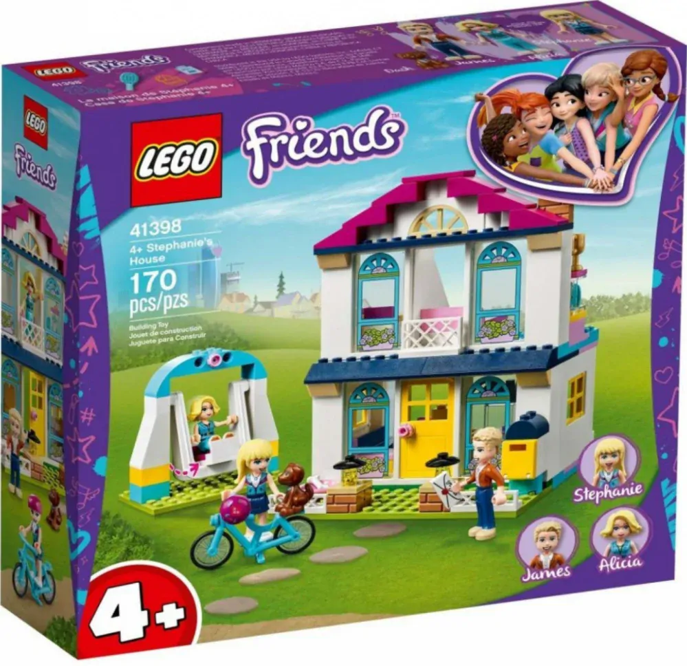 LEGO® Friends 41398 Stephanie a její dům