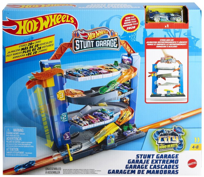 PŘENOSNÁ GARÁŽ HOT WHEELS CITY + AUTO