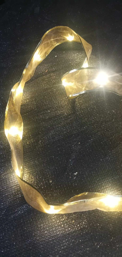 LED VÁNOČNÍ STUHA SNOW MEISTER SM2310 ZLATÁ