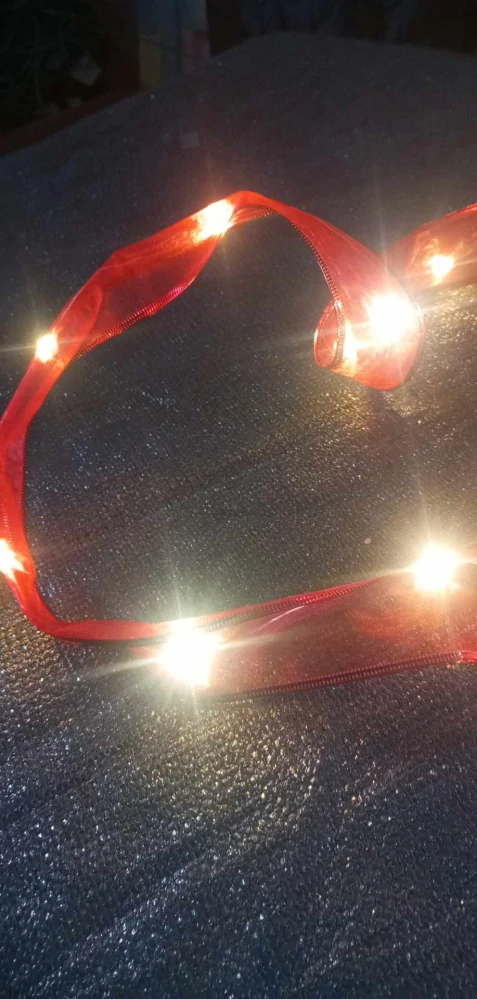 LED VÁNOČNÍ STUHA SNOW MEISTER SM2310 ČERVENÁ