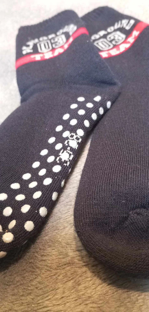 2 x Dětské ponožky s protiskluzovým vzorem Pascarel De Luxe - modré vel- 31/34