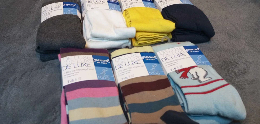 Dětské punčocháče Pascarel De Luxe - modré vel 122/128 7/8 let