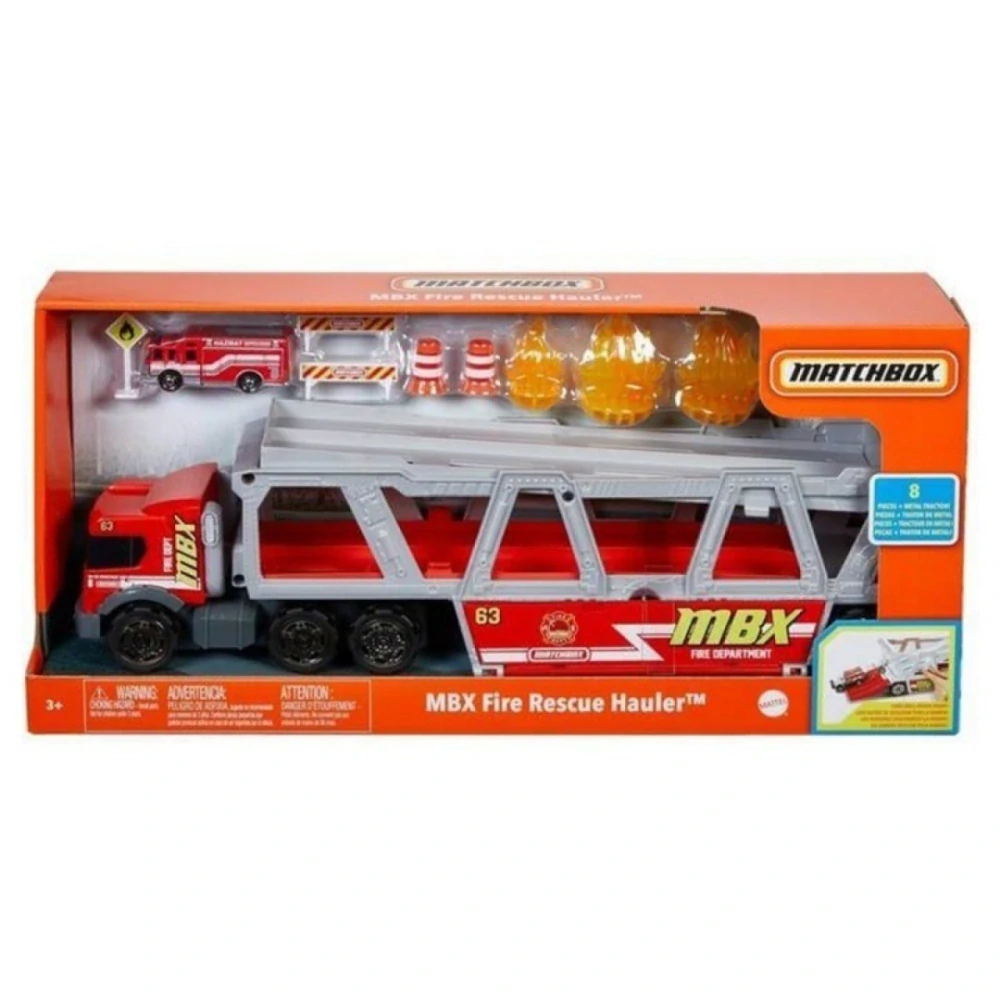 Matchbox Mattel GWM23 Hasičský přepravní vůz