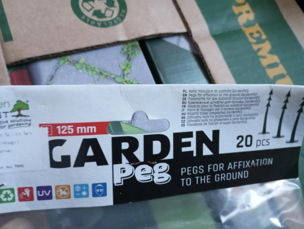 Upevňovací kotvící kolíky Garden PEG 125 mm - 20 ks