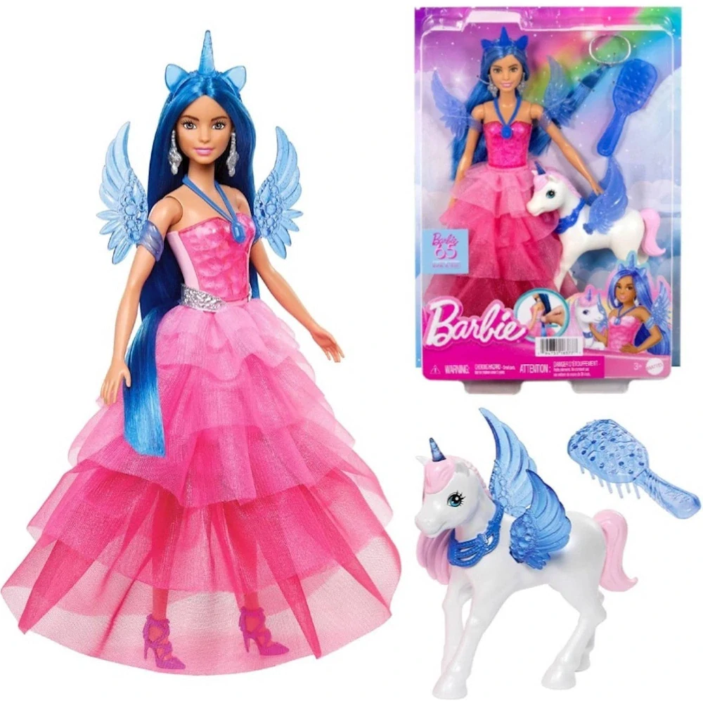Barbie Sapphire Okřídlený jednorožec 65. výročí HRR16