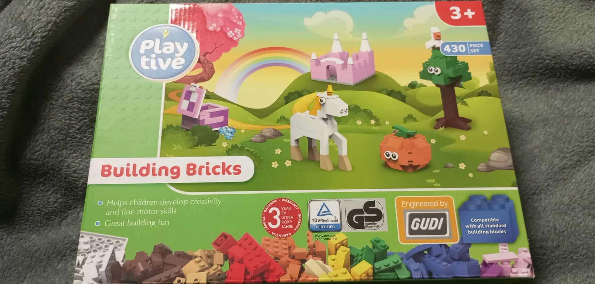 Stavebnice Playtive Building Bricks 430 ks Kompatibilní kostkami LEGO