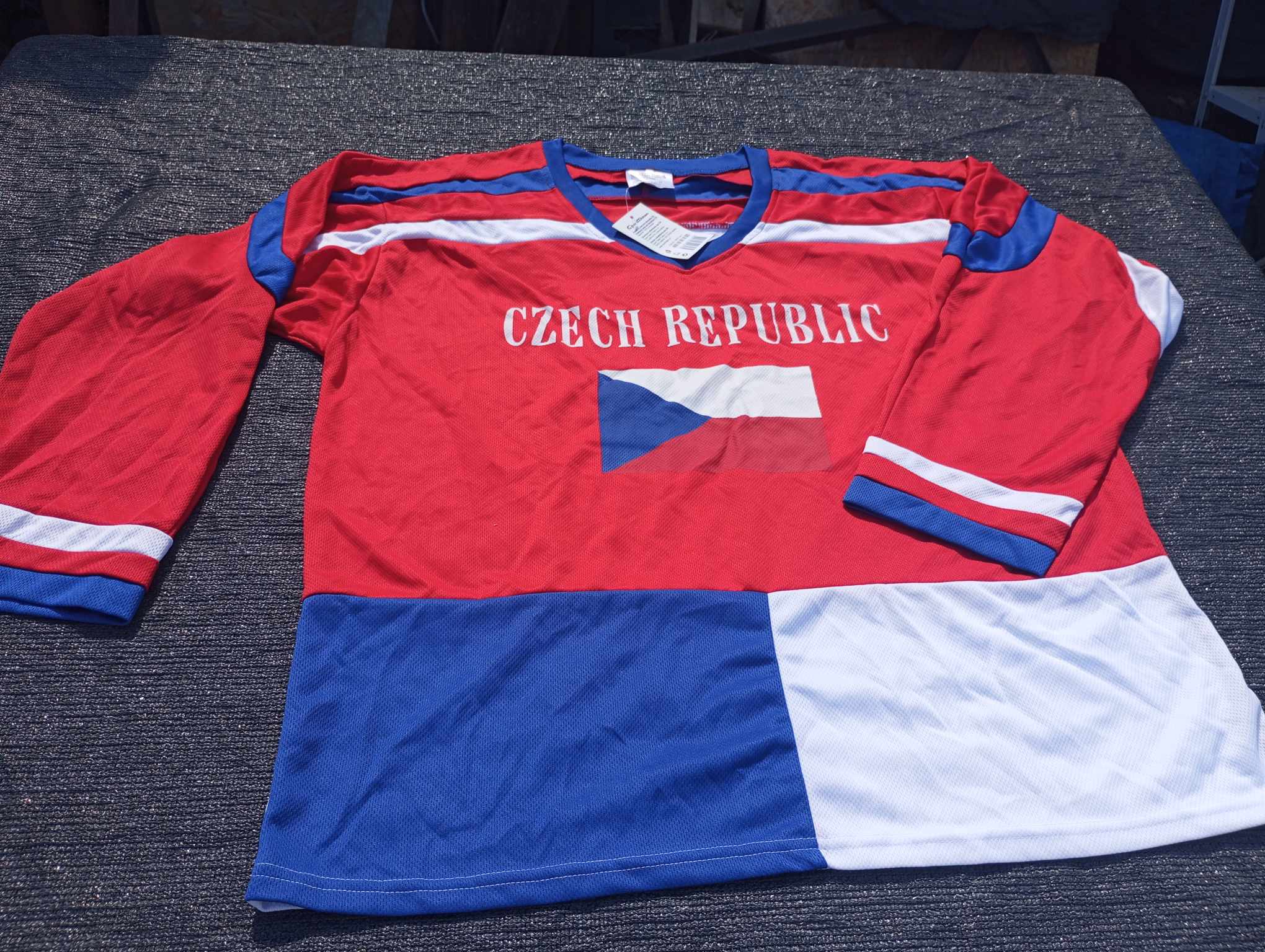 HOKEJOVÝ DRES SPORTTEAM ČR ČERVENÝ VEL. XL