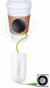 Xdream X-Vibe 3.0 vibrační reproduktor bílo oranžový
