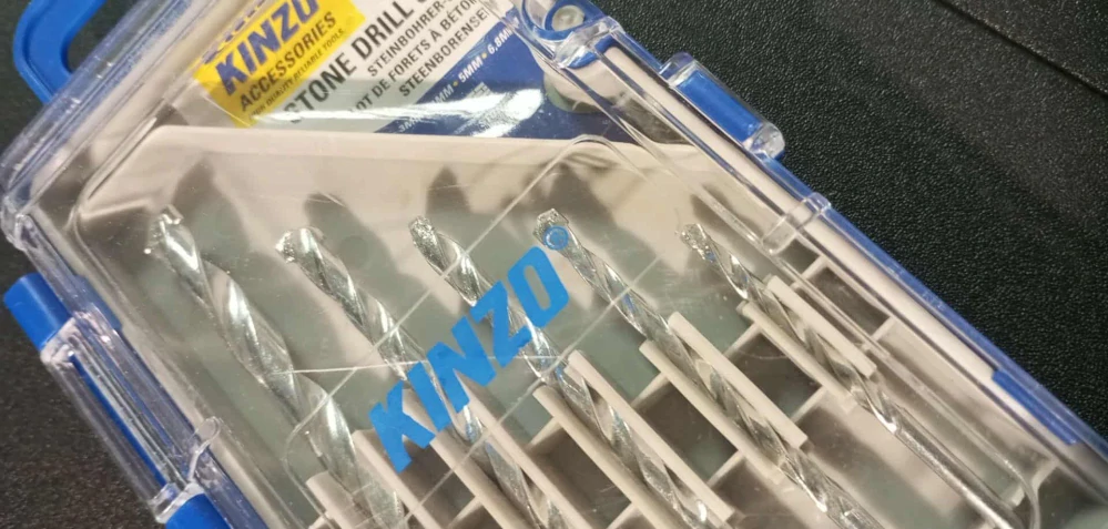 Sada vrtáků do betonu Kinzo 17126