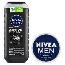 Dárková sada NIVEA MEN Deep Care sprchový gel + krém