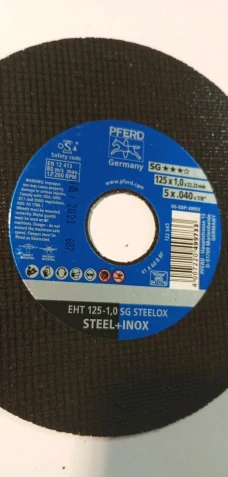1 x řezný kotouč PFERD TOOLS SG STEELOX 61341112 rovný 125 mm  nerezová ocel, ocel