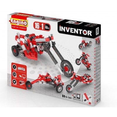 Stavebnice Engino 1632 Inventor 16 modelů motocyklů