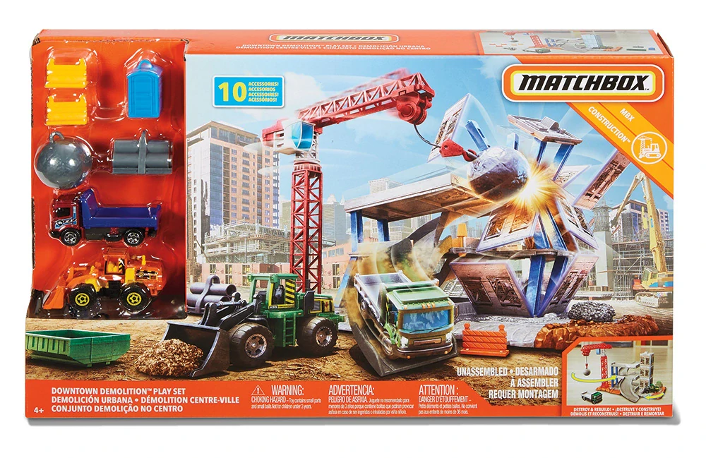 Demoliční set Matchbox - dvě vozidla