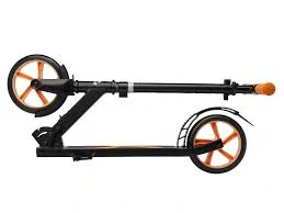 Skládací hliníková koloběžka NewCential Big Wheel AS-17020 černo/oranžová