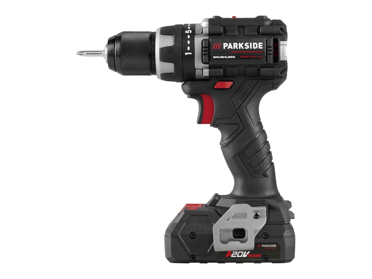 Aku vrtací šroubovák PARKSIDE PERFORMANCE PABSP 20 Li C4 Smart 4 Ah