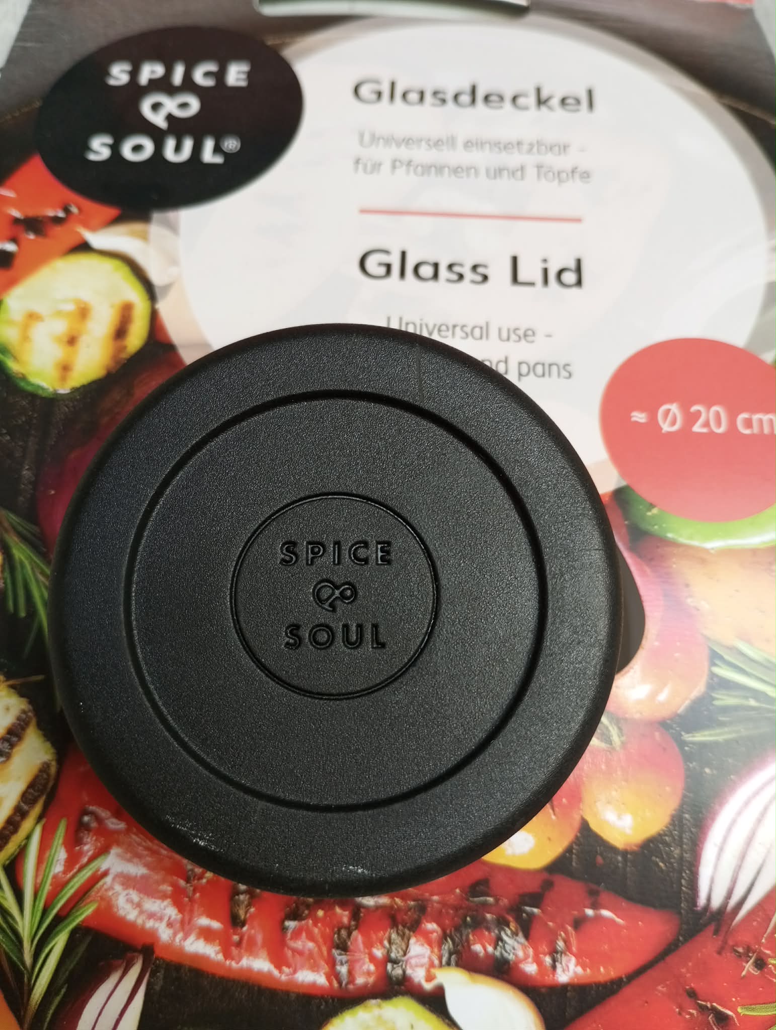 Skleněná poklice Spice & Soul 20 cm