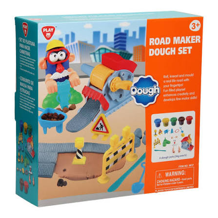 Sada modelíny Playgo Making Roads – Stavba silnic