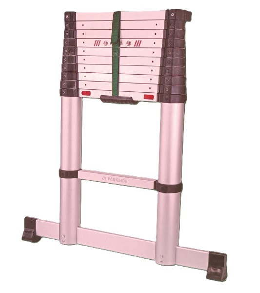 PARKSIDE Hliníkový teleskopický žebřík 318cm