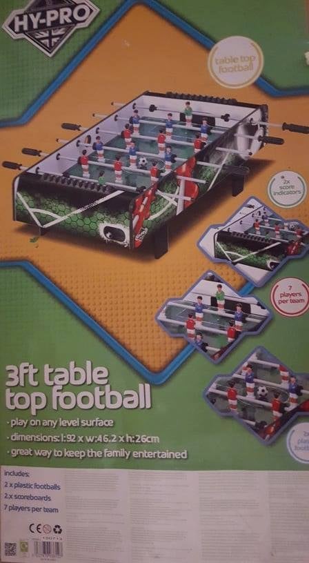 STOLNI FOTBAL HY-PRO 92 x 46.2 CM