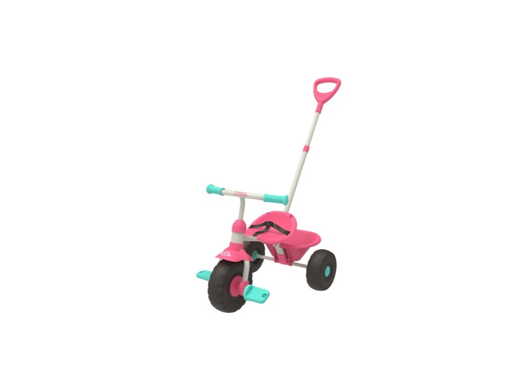 Dětská multifunkční tříkolka TP Toys Early Fun růžová