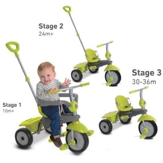 Šlapací tříkolka Smart Trike Breeze 3v1
