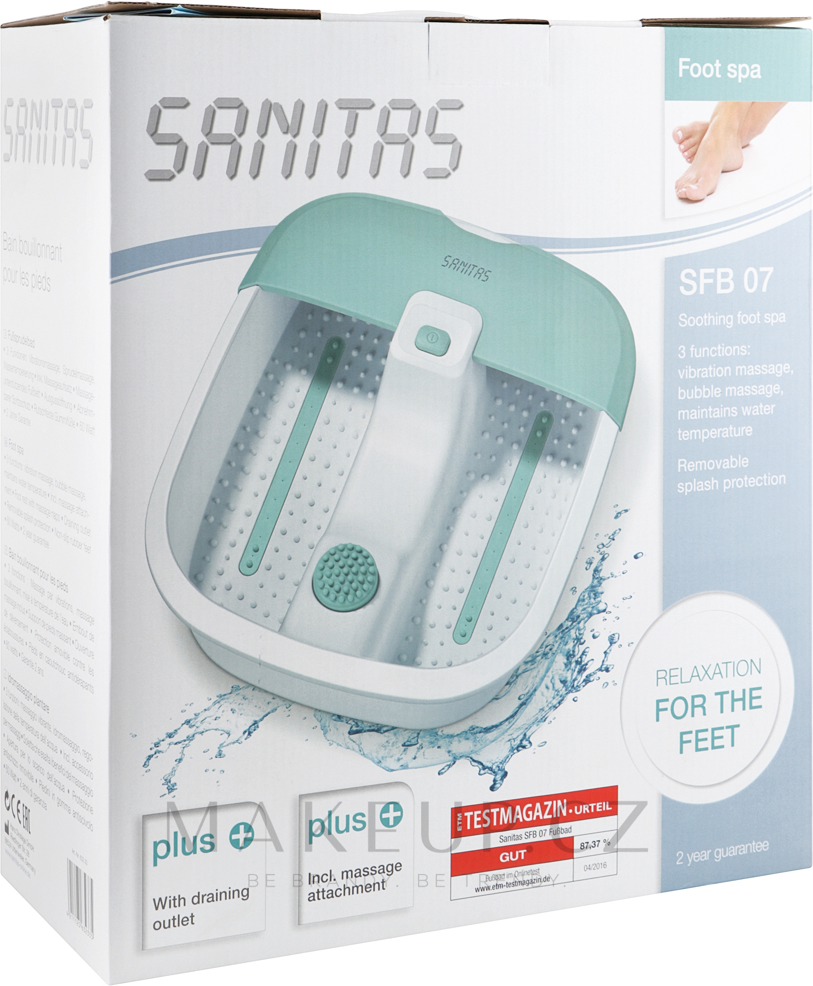Nožní bublinková masáž Sanitas SFB 07