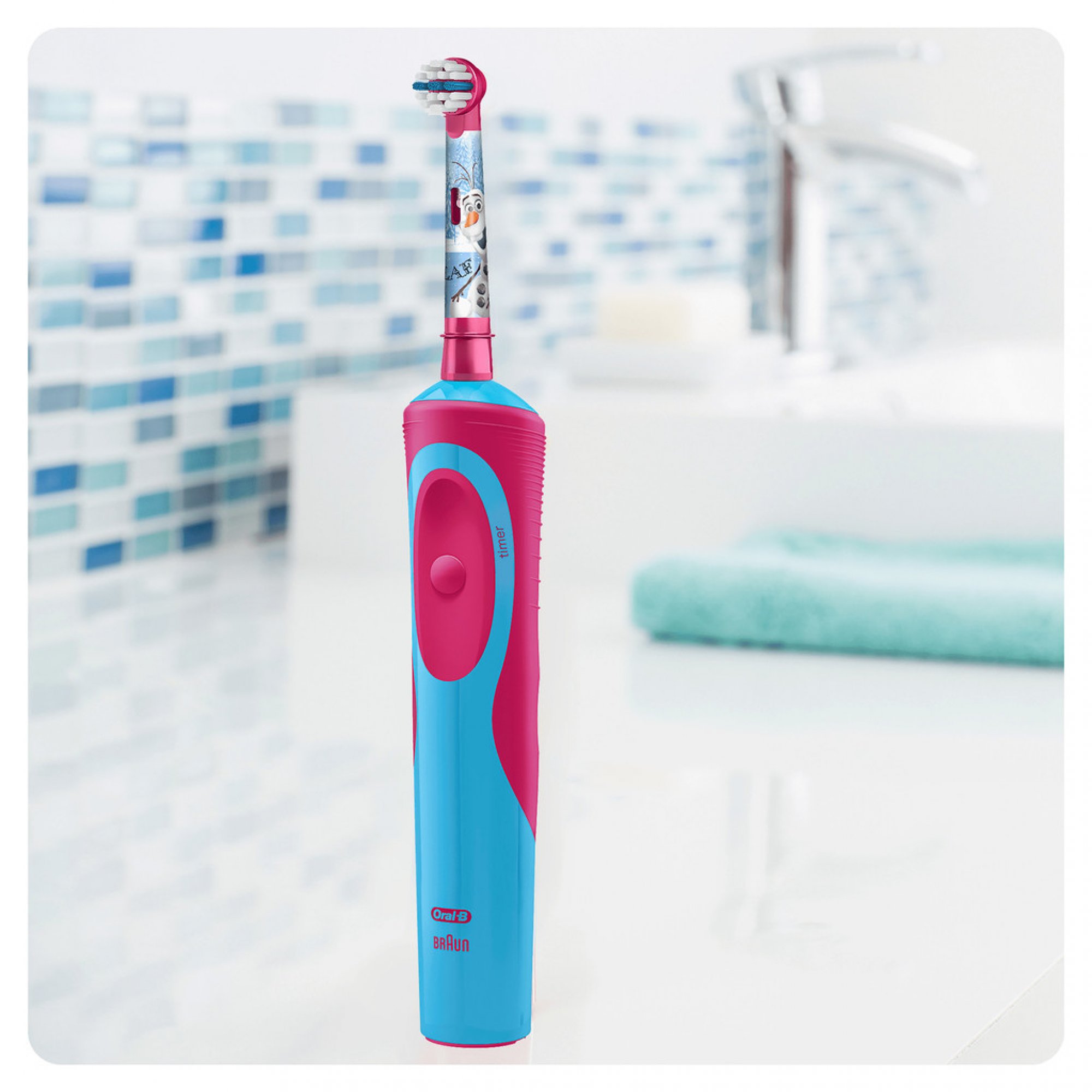 Dětský elektrický zubní kartáček ORAL-B Vitality Frozen