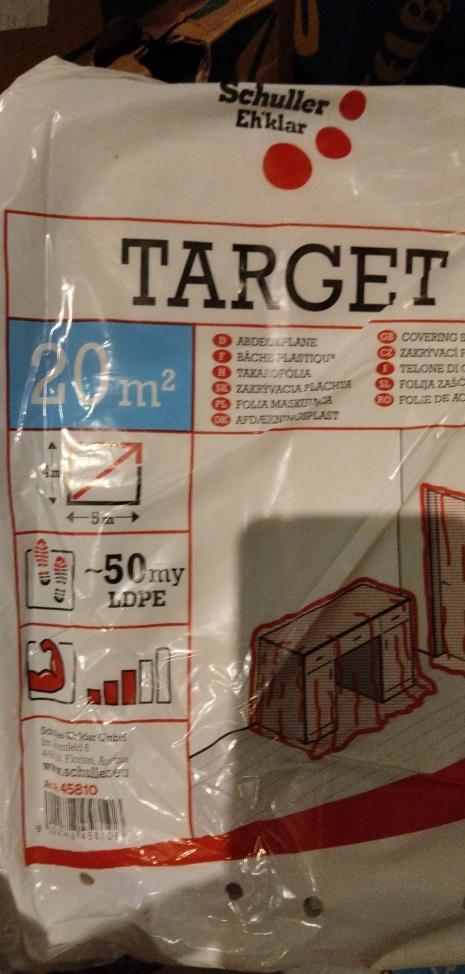 Krycí folie Schuller TARGET S50 20m2