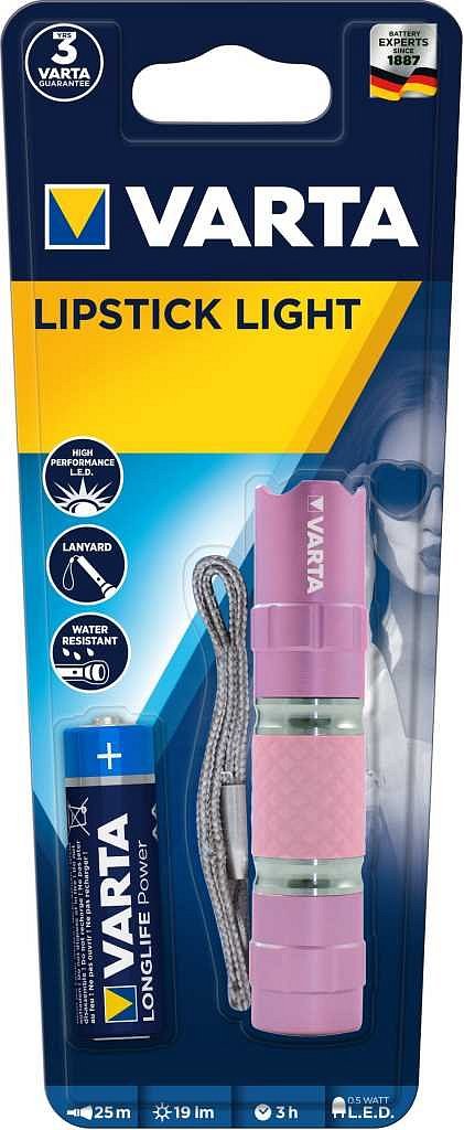 SVÍTILNA VARTA LIPSTICK LIGHT LED/0.5W/1XAA 16617P