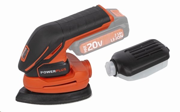 AKU VIBRAČNÍ DELTA BRUSKA POWERPLUS POWDP5020 20V (BEZ AKU)