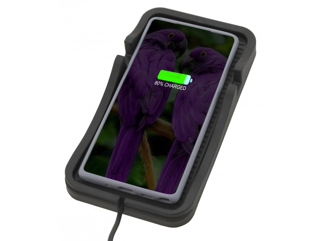 Nabíjecí bezdrátová podložka  Astone Miller s držákem na telefon 