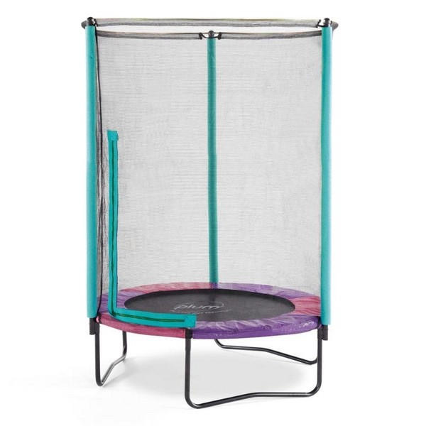 DĚTSKÁ TRAMPOLINA S OCHRANNOU SÍTÍ PLUM 140 CM