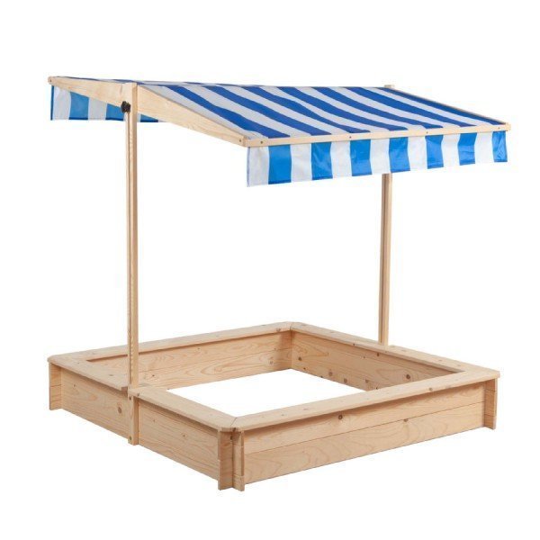 DŘEVĚNÉ PÍSKOVIŠTĚ JOHN SE STŘÍŠKOU 118 X 118 CM