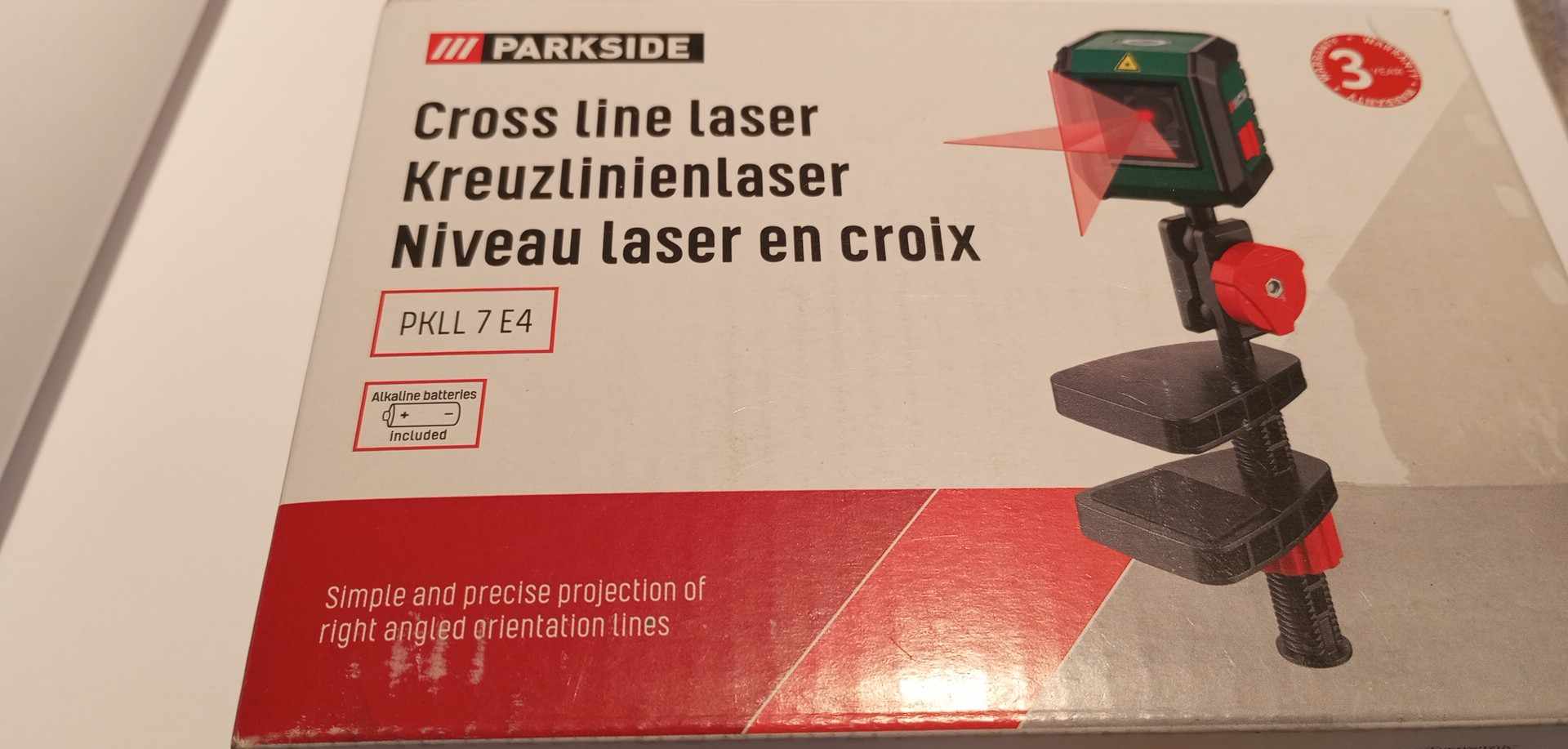 Křížový liniový laser PARKSIDE PKLL 7 E4