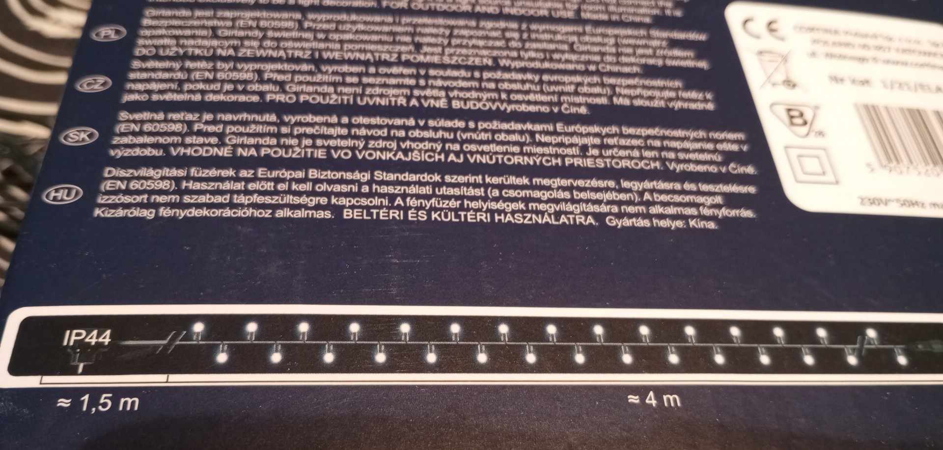 Elektrické vánoční svíčky na stromeček CORTINA 20 světel