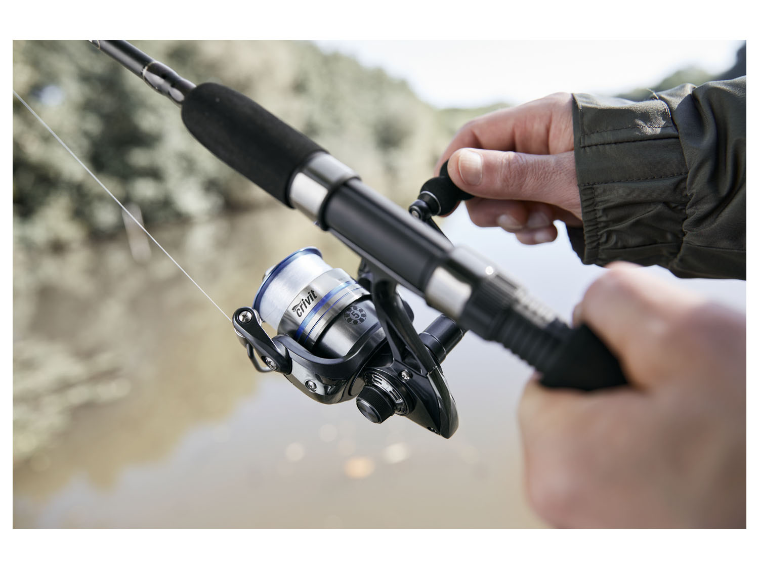 Rybářský naviják CRIVIT 2000