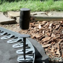 Neviditelný obrubník – Palis Garden 3 M (5 ks + kolíky)