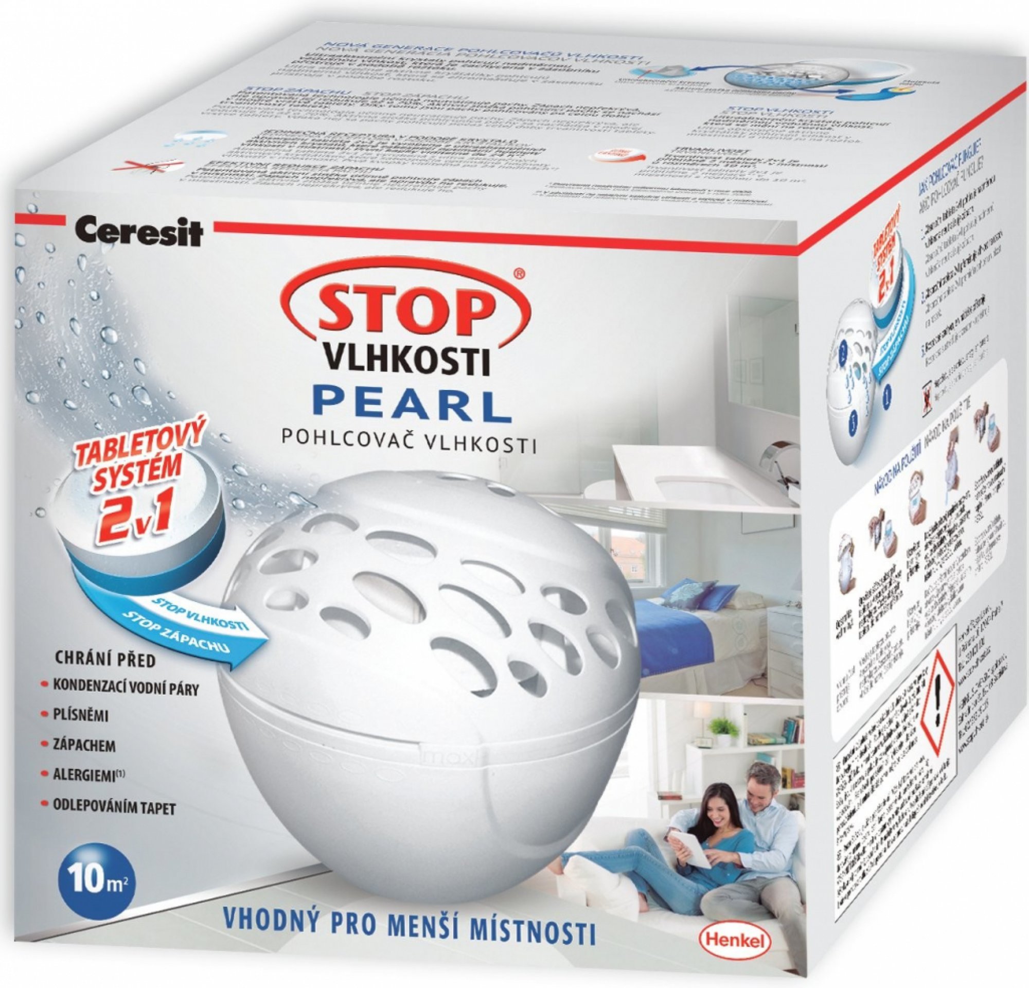 Ceresit Stop Vlhkosti Pearl přístroj + tableta 300g