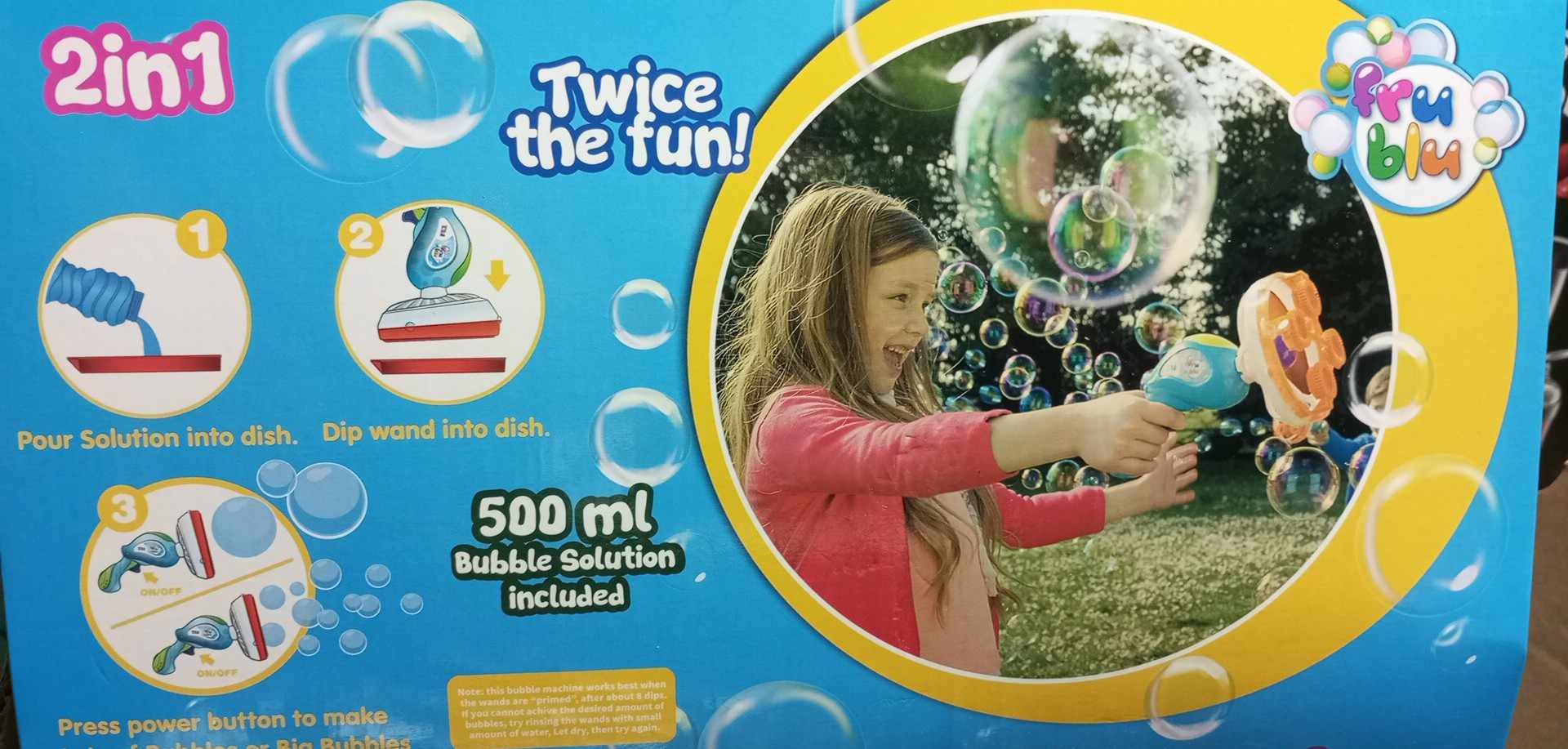 Bublifuková pistole TM Toys Fru Blu blaster