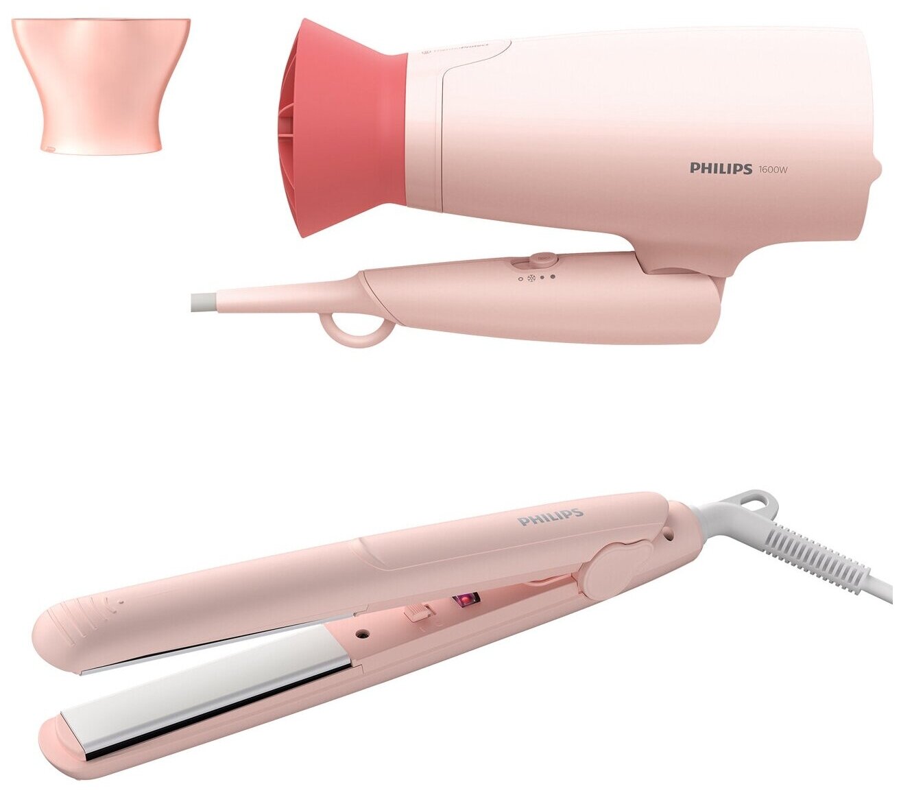 Sada pro styling - žehlička + fen na vlasy Philips BHP398/00