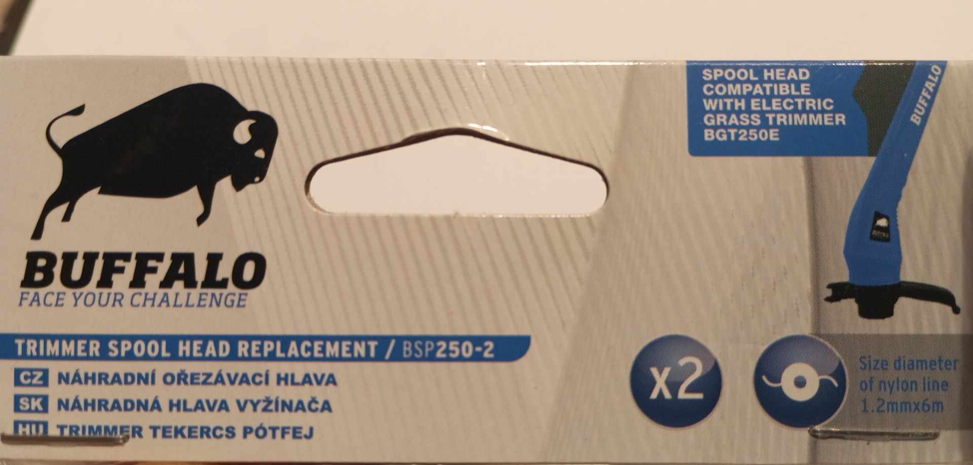 Sada 2 náhradních cívek dBSP250-2 o strunové sekačky BUFFALO BGT250E 1.2 mm