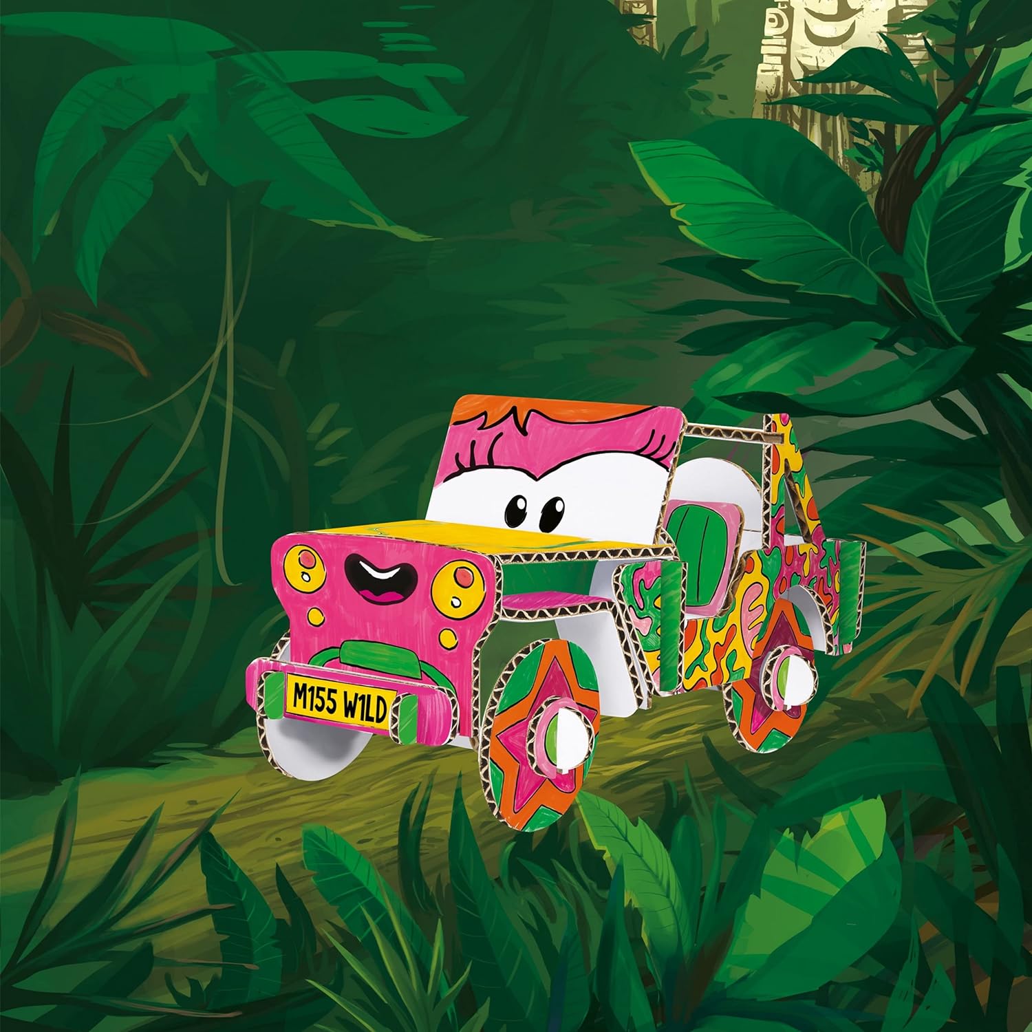 Kreativní sada Carioca - Vyrob si 3D JET junior auto