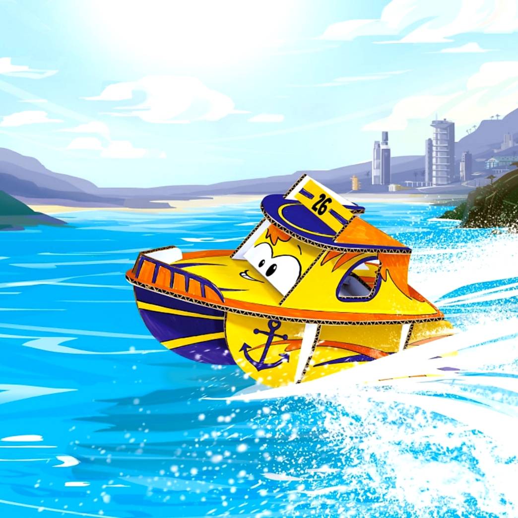 Kreativní sada Carioca - Vyrob si 3D JET junior člun