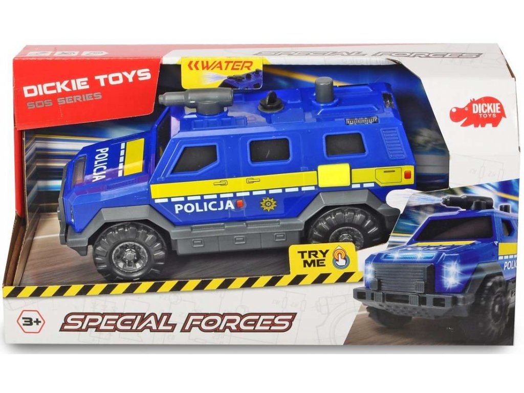 Dickie Toys Policejní vozidlo se zvuky a efekty