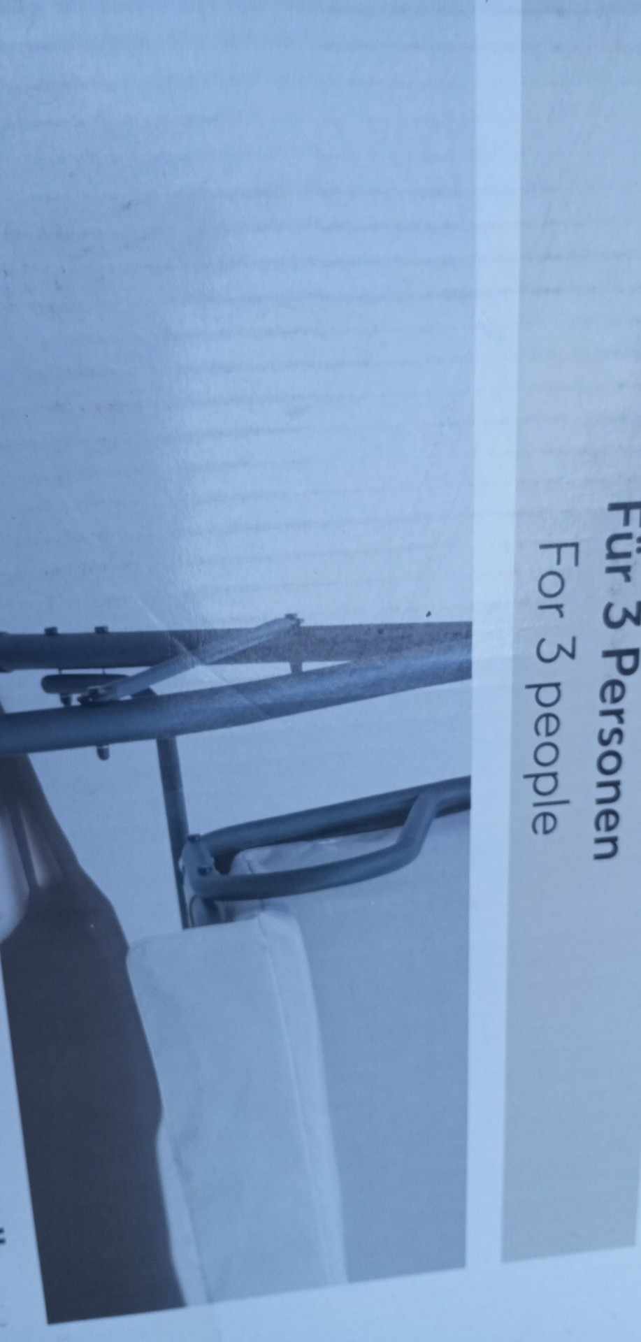 Zahradní houpačka Countryside Hollywood béžová pro 3 osoby