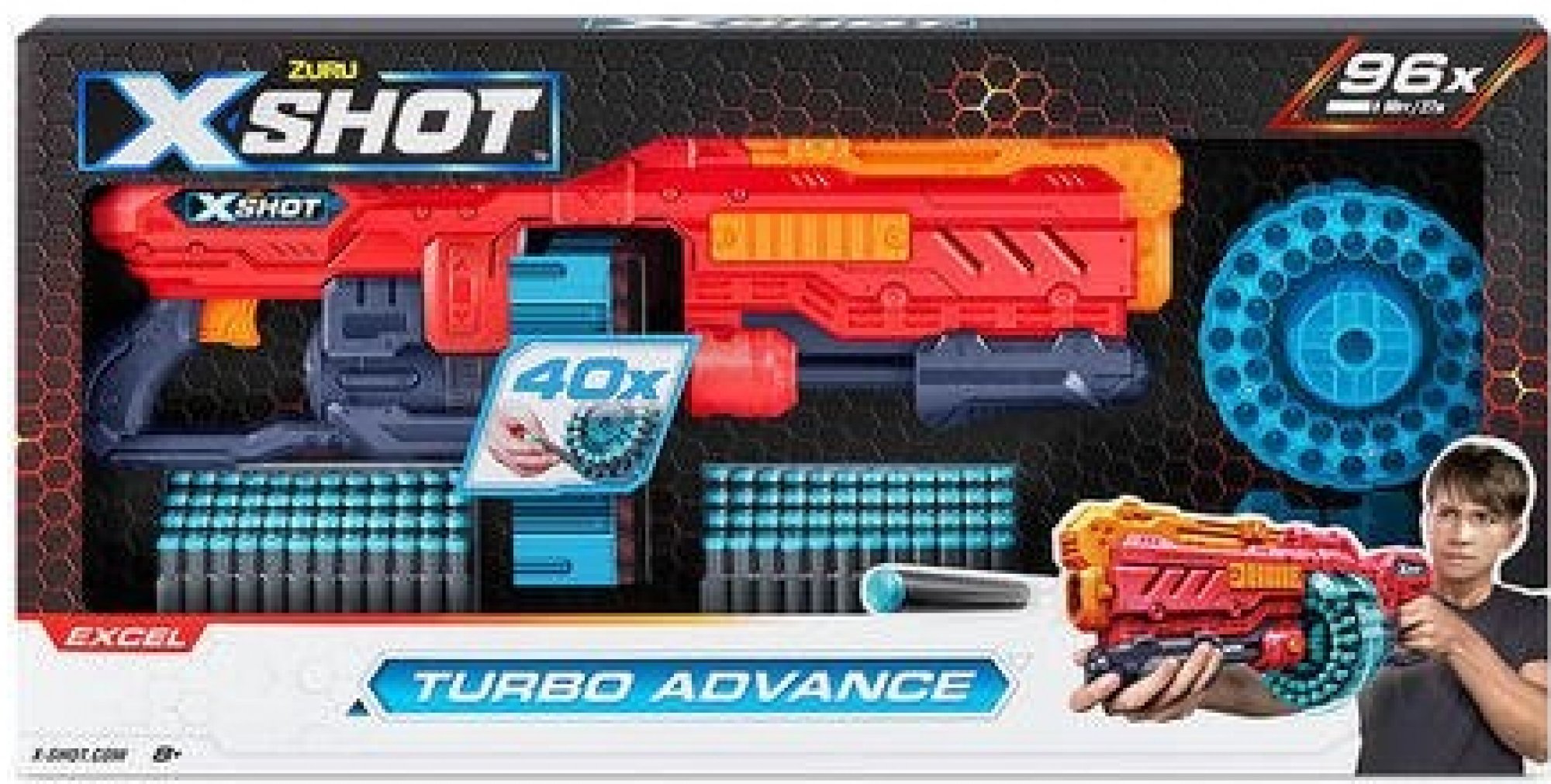 Pistole Zuru X-Shot Turbo Advance